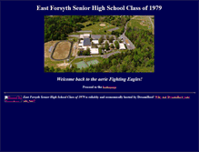Tablet Screenshot of eastforsyth1979.org